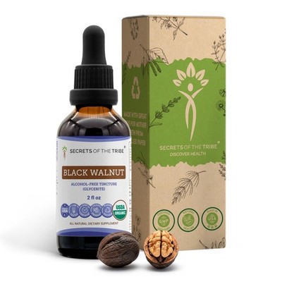 Secrets of the Tribe Black Walnut USDA Organic | 2 Fl Oz (Pack 1)