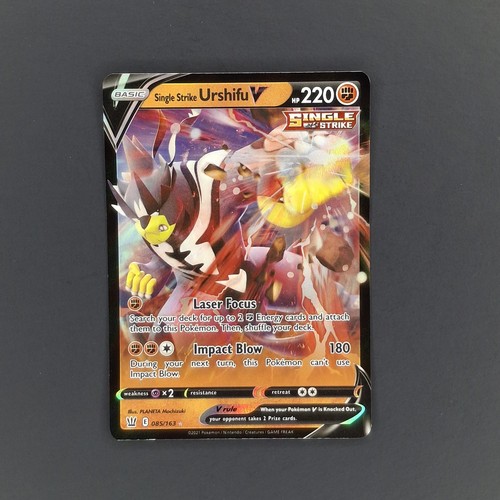 Single Strike Urshifu V - 085/163 - Battle Styles - Ultra Rare - LP