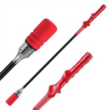 Portable Fiberglass Golf Swing Stick, Improve Grip Shot Accuracy Warm-Up Tool