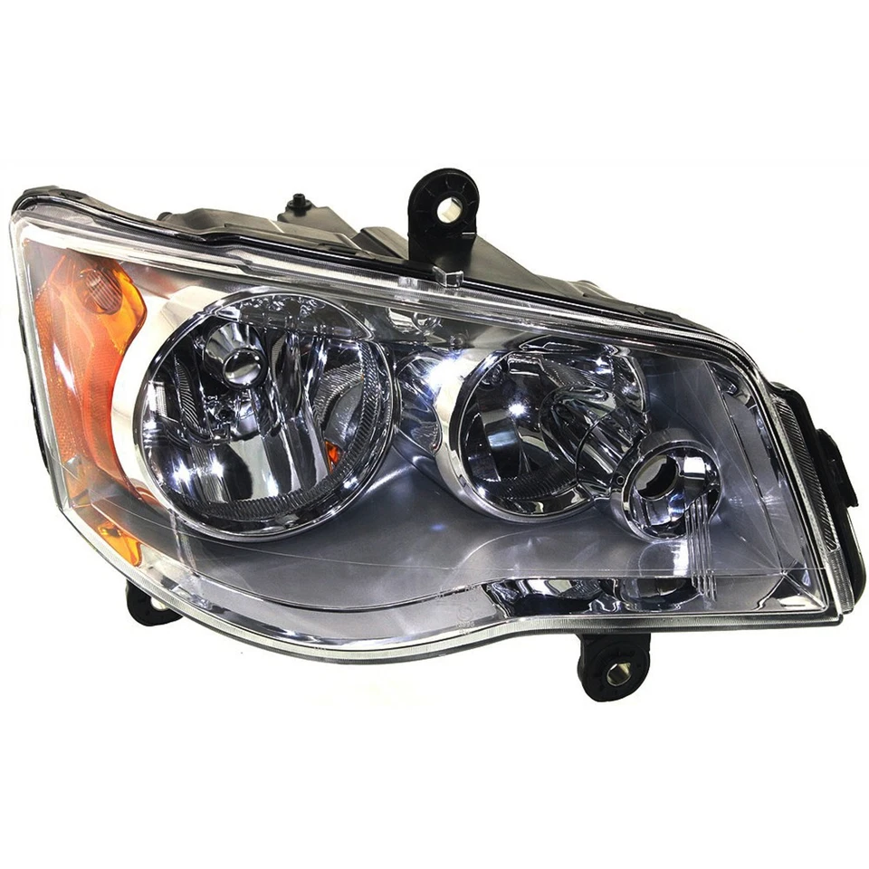 Juego de faros para 11-20 Dodge Grand Caravan 08-16 Chrysler Town & Country CAPA Foto 2 de 4