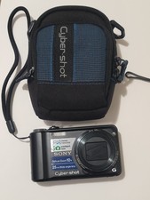 Sony Cyber-Shot DSC-H55 14.1 MP Digital Camera 1 Battery Carry Case Tested Works