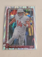 Michael Wilson 2025 Topps Chrome #2 Raywave Refractor Arizona Cardinals 