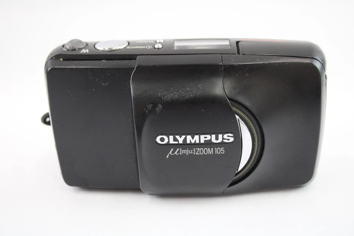 Y-067【完動品】OLYMPUS μ ZOOM 105 BLACK Olympus Mju Zoom 105