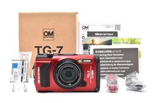  Unused OM SYSTEM Tough TG-7 Waterproof Digital Camera Body Red Edition JAPAN