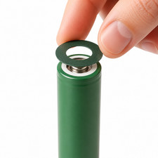 50 PCS 18650 Fish-Paper Insulator Rings   Pure Fiber