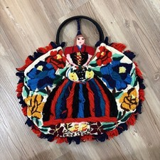 Vintage Portuguese Folk Embroidered Bag