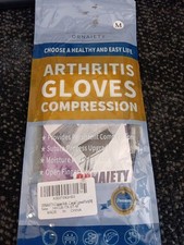 DRNAIETY Arthritis Compression Gloves Black Medium NIP Free Shipping M83