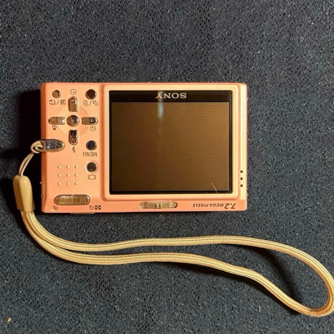 Sony Cyber Shot DSC-T10 Pink Digital Camera 7.2MP 3x Zoom ISO 80
