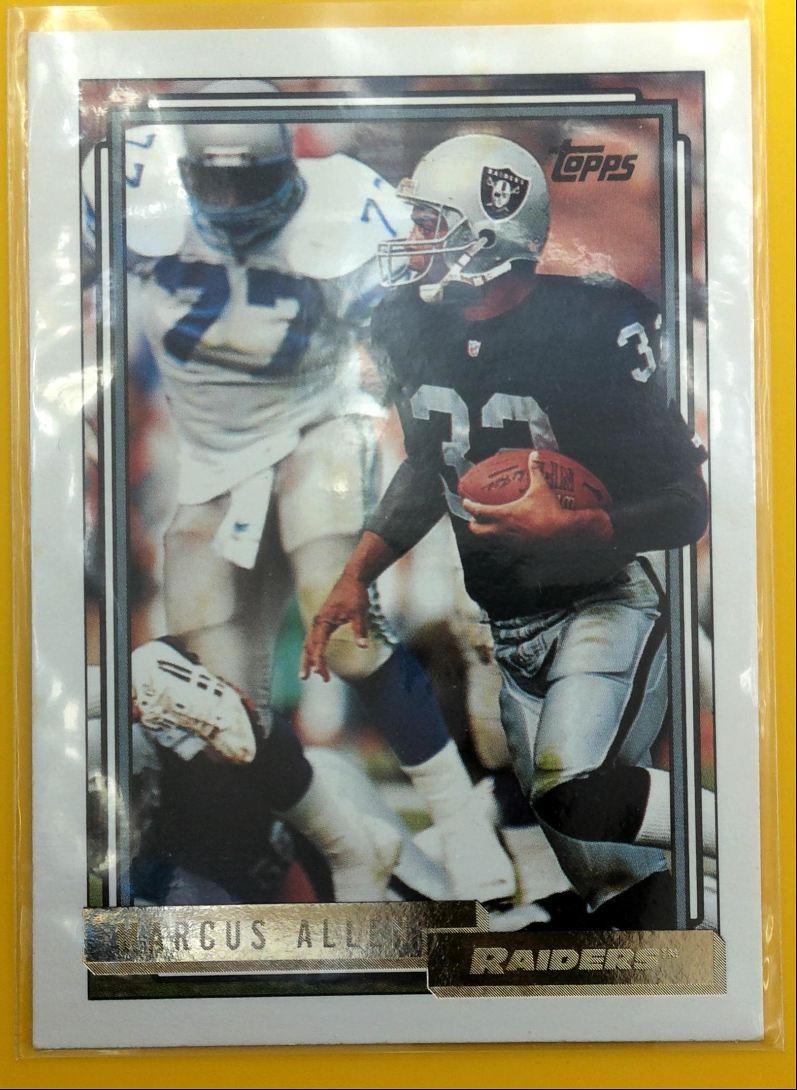 Marcus Allen | 1992 Topps #25 Gold - Raiders (HOF)
