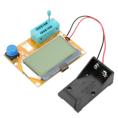 LCD Graphical Transistor Inductor Capacitor Meter Multifunction Tester SET