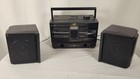 JVC Boombox PC-V88 Hyper Bass Equalizer AM/FM,Dual Cassettes,CD Input W/Box.     — photo 10