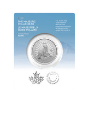 2022 Canada $5 The Majestic Polar Bear - 1 oz Pure Silver Coin