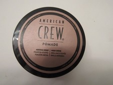 New No Seal American Crew Pomade Medium hold High shine 3 oz