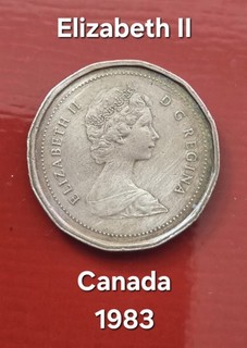 1983 Canadian One Cent Coin