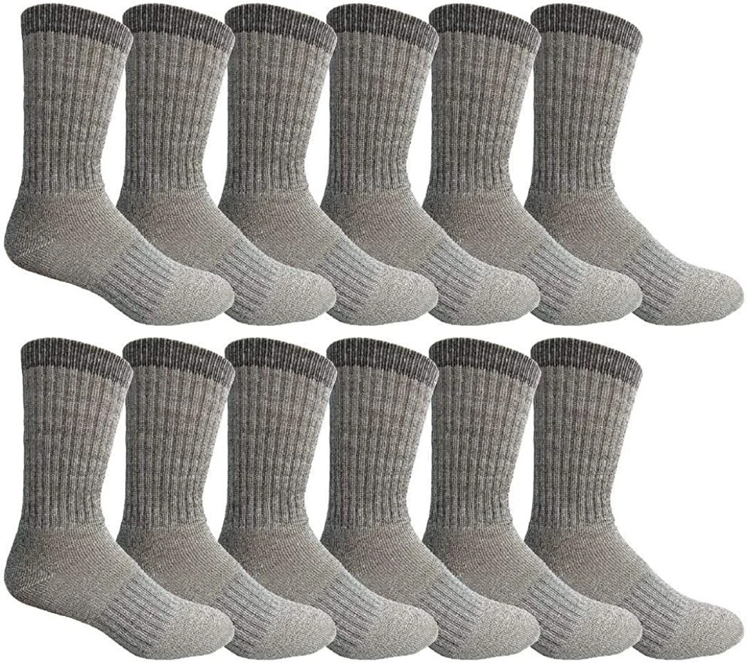 Yacht & Smith 12 Pairs Merino Wool Thermal Boot Socks, Mens Hiking Winter Sock
Opens in a new window
