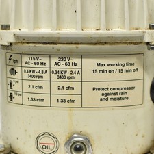 Kompresor P50/TC AL Ultra-Cichy 115VAC 1/2HP - usage example