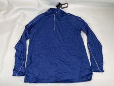 Callaway Weather Series 1/4 Zip Long Sleeve Pullover Mens Size L Blue NWT