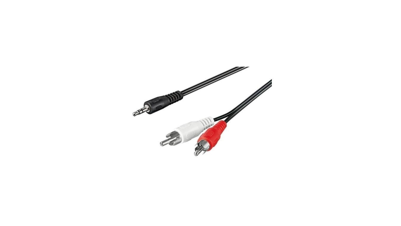 Кабельный аудио-стереоразъем 35 мм Na 2X Rca MM 05 М ICOC 018-NC-05 2490₽