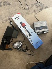 Velbon S-4000 Tripod, video editor, Projector Light, VCR rewind