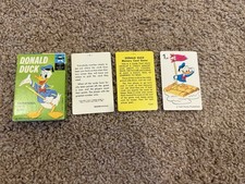 1986 Disney Kaczor Donald Edukacyjna gra karciana