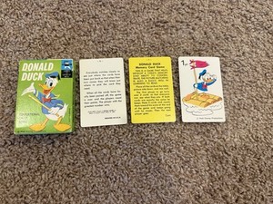 1986 Disney Donald Duck Educational Card Game