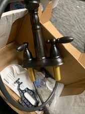 Delta 2155-RBLHP two handle bar / prep faucet less handle  in Venetian Bronze