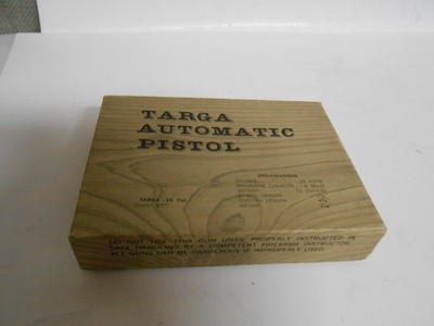 TARGA Automatic Pistols Model GT27 Box  with papers