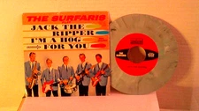 The Surfaris,Sundazed,"Jack The Ripper", US,7" 45 w P/S,2003,GREY Vinyl,surf,M-