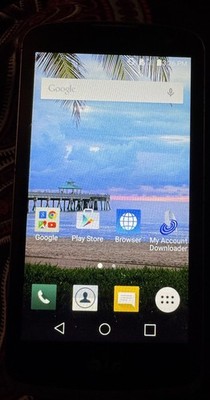 LG Rebel V44VL Black (Tracfone) Cell Phone 8gb Fast Ship Very Good Used 5.1 And