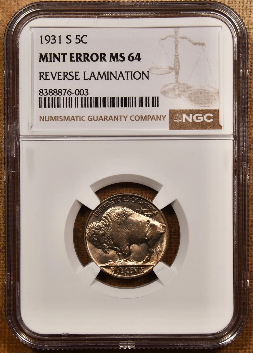 MS 64 Graded 1931 Year US Buffalo Nickels (1913-1938) for sale | eBay