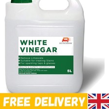 Natural White Vinegar 5L - Multi-Purpose Cleaning, Cooking, Pickling & Descaling 2.80 per litre