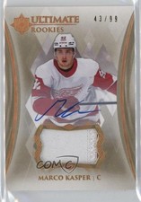 2023 Upper Deck Ultimate Collection Rookies 43/99 Marco Kasper Patch Auto 1m83