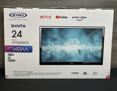 #ad 24quot; Jensen Smart TV Model: JTV2423DCS Powered By VIDAA $214.99