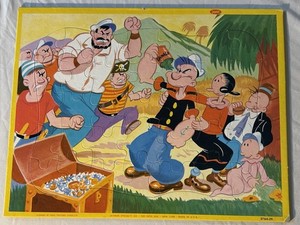 J*0様 ポパイ パズル ヴィンテージ ポスター 昭和レトロ Popeye Puzzle | eBay