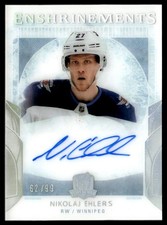 2017-18 Upper Deck The Cup Enshrinements Autographs Nikolaj Ehlers Auto 62/99