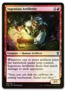 Ingenious Artillerist #182 (Foil) - Commander Legends: Battle for Baldur's Gate