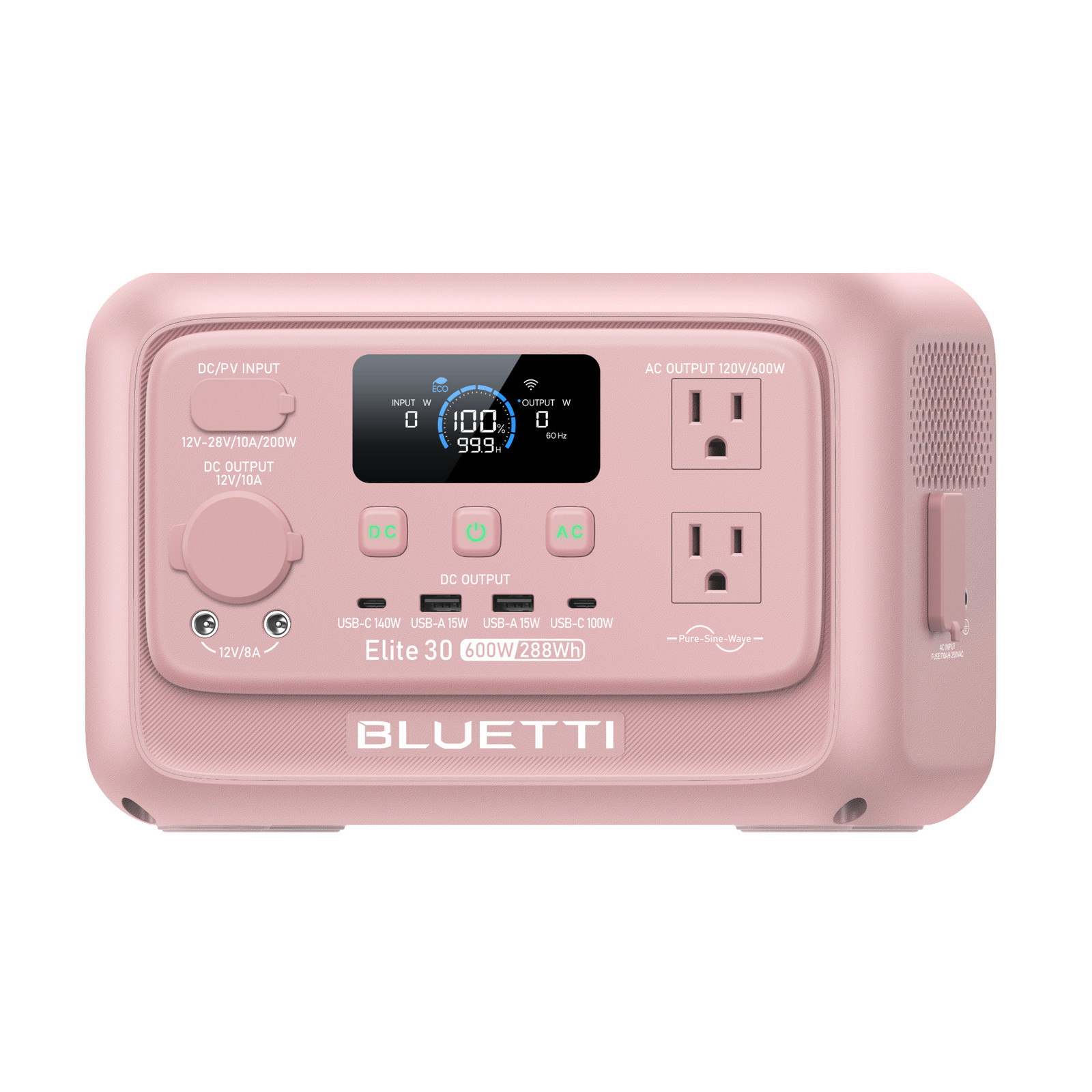 BLUETTI Elite 30 V2 288Wh 600W Portable Power Station Generator for Trip Backup