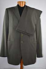 Giorgio Armani Borgo 21 Size 48 L US Wool Pant Suit Set Blazer Jacket Italy Cuff