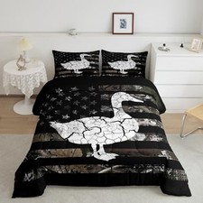Duck Bedding Set for Kids Boys Girls Camouflage Animal Full Wild Animal 01