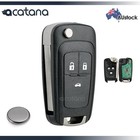 for Holden Barina TM 2011 - 2014 Remote Car Key Flip Fob Replacement 3 Button