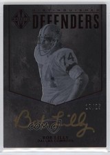 2017 Panini Majestic Distinguished Defenders Red 19/25 Bob Lilly Auto HOF 0pt0