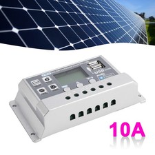 10A PWM Solarregler Mobile APP Intelligente Steuerung 12V 24V Solar Controller