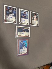 2025 Topps Pro Debut Sean Keys Pink /199 Auto Plus 4 Base Autos 5 Auto Lot
