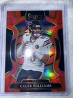 2025 Panini Select - Concourse Caleb Williams #73 Red Prizm 41/99 Chicago Bears
