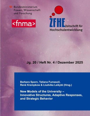 ZFHE 20-4: New Models of the University - Innovative Structures, Adaptive...