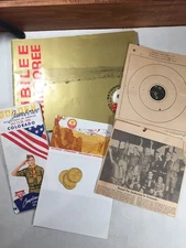 1960 National Scout Jamboree stationary target Uwharrie council BSA Paperwork