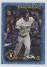 2024 Topps Update Blue Holo Foilboard 257/999 Oliver Dunn #US310 09t5