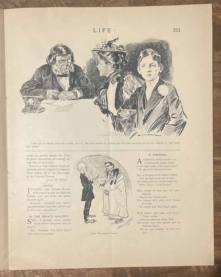 Life Magazine - December 12 ,1895 - Complete - Image 3 of 4