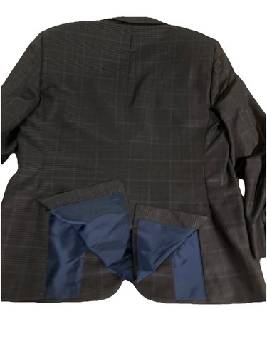 Hickey Freeman Herren Made in USA grau kariert Sportmantel 44 R - Bild 8 von 13