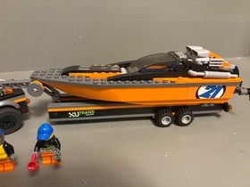 LEGO CITY - 60085: 4x4 with Powerboat -RETIRED - 99% Complete Set *See Notes*